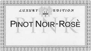 LUXURY EDITION PINOT NOIR-ROSÈ PINK logo