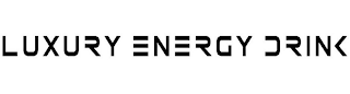 LUXURY ENERGY DRINK logo