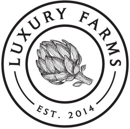 LUXURY FARMS EST. 2014 logo