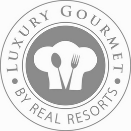LUXURY GOURMET BY REAL RESORTS logo