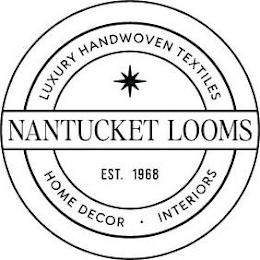 LUXURY HANDWOVEN TEXTILES NANTUCKET LOOMS EST. 1968 HOME DECOR · INTERIORS logo