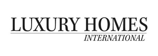 LUXURY HOMES INTERNATIONAL logo