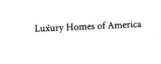 LUXURY HOMES OF AMERICA logo