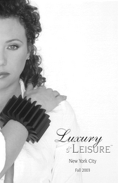 LUXURY & LEISURE NEW YORK CITY FALL 2003 logo