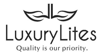 LUXURY LITES QUALITY IS OUR PRIORITY. logo