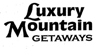 LUXURY MOUNTAIN GETAWAYS logo