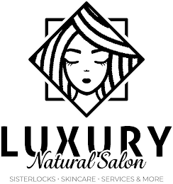 LUXURY NATURAL SALON SISTERLOCKS SKINCARE SERVICES & MORE logo