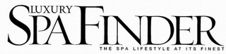 LUXURY SPAFINDER THE SPA LIFESTYLE AT ITS FINEST logo