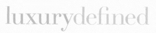 LUXURYDEFINED logo