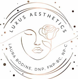 LUXUS AESTHETICS LAURA BODINE, DNP, FNP-BC, NP-C logo