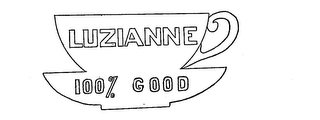 LUZIANNE 100% GOOD logo