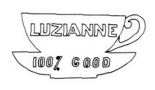 LUZIANNE 100% GOOD logo