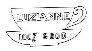 LUZIANNE 100% GOOD logo