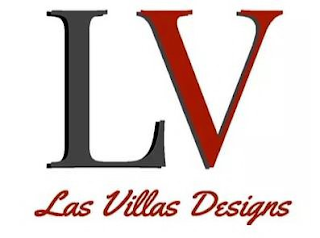 LV LAS VILLAS DESIGNS logo