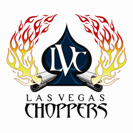 LVC LAS VEGAS CHOPPERS logo