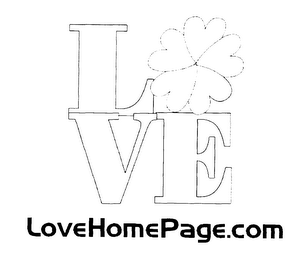 LVE LOVEHOMEPAGE.COM logo