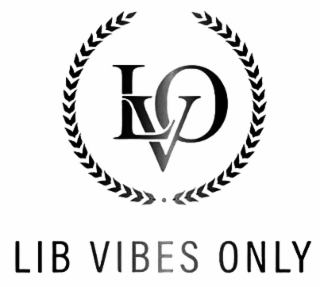 LVO LIB VIBES ONLY logo
