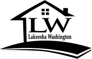 LW LAKEESHA WASHINGTON logo