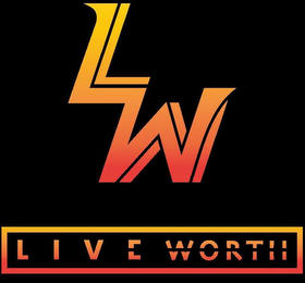 LW LIVE WORTH logo
