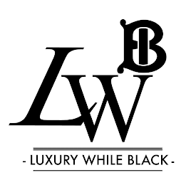 LWB LUXURY WHILE BLACK logo