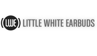 LWE LITTLE WHITE EARBUDS logo