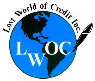 LWOC LOST WORLD OF CREDIT INC. logo