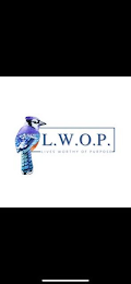 L.W.O.P. LIVES WORTHY OF PURPOSE logo