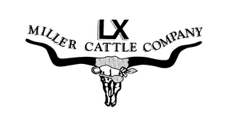 LX MILLER CATTLE COMPANY logo