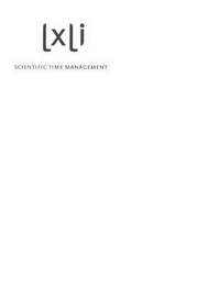 LXLI SCIENTIFIC TIME MANAGEMENT logo