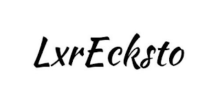 LXRECKSTO logo