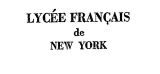 LYCEE FRANCAIS DE NEW YORK logo