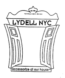 LYDELL NYC ACCESSORIZE AT OUR HOUSE logo