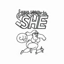 LYDIA LOPEZ IS SHE logo