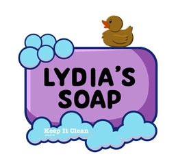 LYDIA'S SOAP, KEEP IT CLEAN, JOHN 3:16 logo