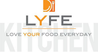LYFE KITCHEN LOVE YOUR FOOD EVERYDAY logo