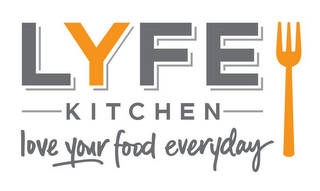 LYFE KITCHEN LOVE YOUR FOOD EVERYDAY logo