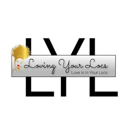 LYL LOVING YOUR LOCS LOVE IS IN YOUR LOCS logo