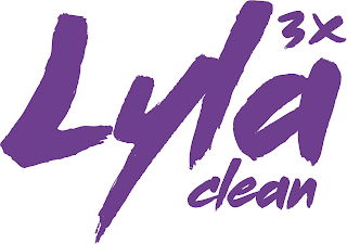 LYLA 3X CLEAN logo
