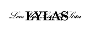 LYLAS LOVE YOU LIKE A SISTER logo