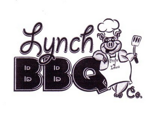 LYNCH BBQ CO. PRIDE OF IOWA logo