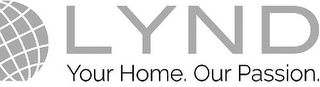LYND YOUR HOME. OUR PASSION. logo