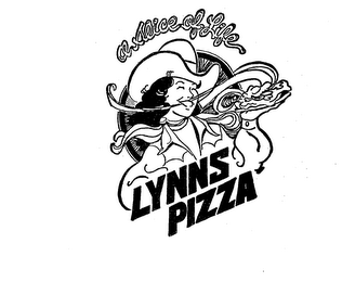 LYNN'S PIZZA A SLICE OF LIFE logo