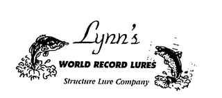 LYNN'S WORLD RECORD LURES STRUCTURE LURE COMPANY logo