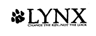 LYNX CHANGE THE KEY...NOT THE LOCK logo