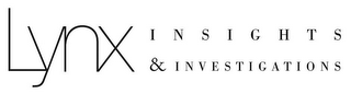 LYNX INSIGHTS & INVESTIGATIONS logo
