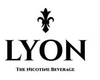 LYON THE NICOTINE BEVERAGE logo