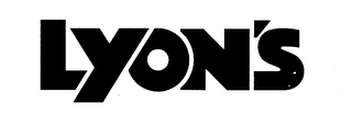 LYON'S logo