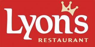 LYONS RESTAURANT logo
