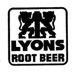 LYONS ROOT BEER logo