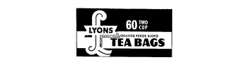 LYONS TEA BAGS ORANGE PEKOE BLEND L logo